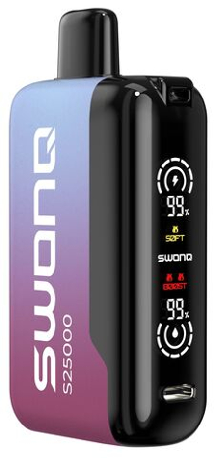 Swonq S25000 Cherry ice - вишня-лёд 25000 затяжек 20мг (2%)