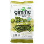 gimMe, снеки из жареных морских водорослей, нерафинированное оливковое масло высшего качества, 6 пакетиков 5 г (0,17 унции) каждый