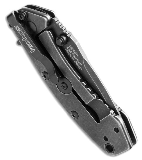 Складной нож KERSHAW Cryo 1555BW c клинком из стали 8Cr13MoV, рукоять Stainless Steel