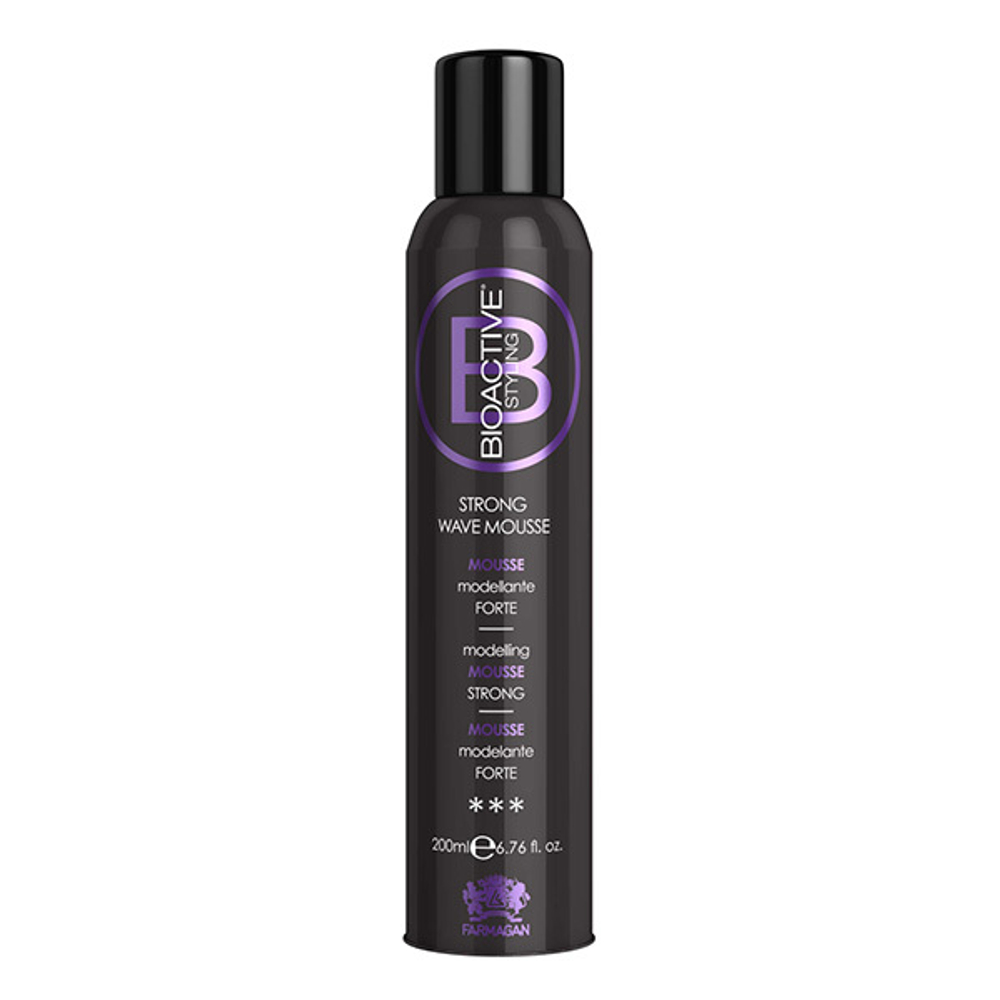 Мусс моделирующий сильной фиксации Farmagan Bioactive Styling Strong Wave Mousse 200мл
