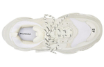 Balenciaga Balenciaga Triple S clear sole retro sports non-slip wear-resistant wrapping low-cut daddy shoes men's white