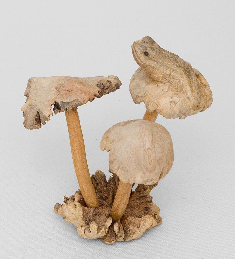 50-001 Статуэтка «Лягушка на грибе» 20 см