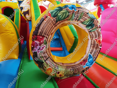 Надувной батут "В гостях у совы", 7*5*3 м