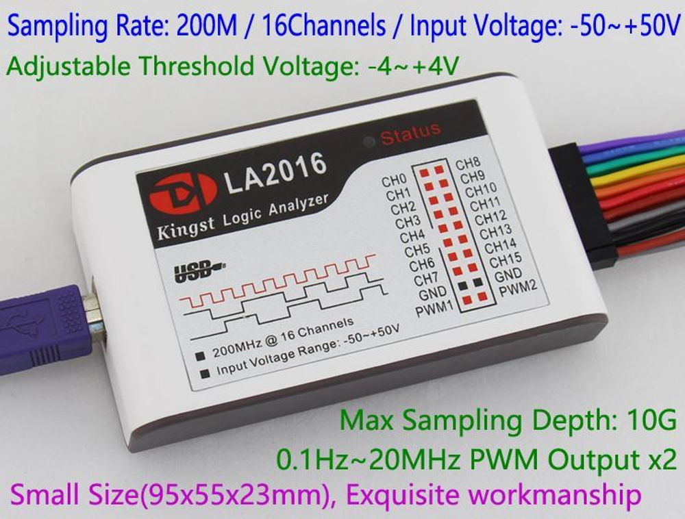 Логический анализатор LA2016 USB