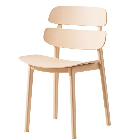 Стул обеденный Keny пластик желтый