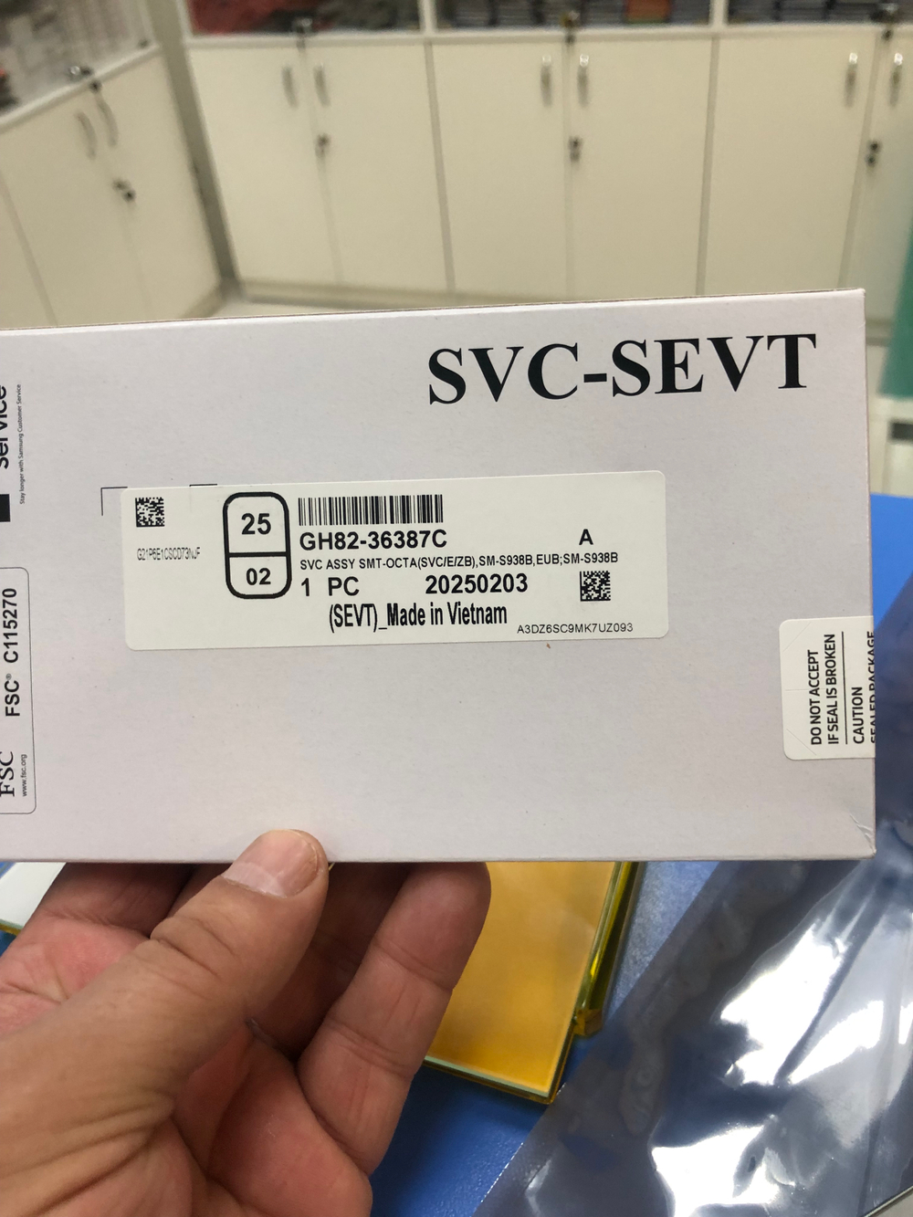 Samsung Galaxy S25 Ultra (SM-S938B) Дисплей в сборе с тачскрином и рамкой, Titanium Silver, Оригинал
