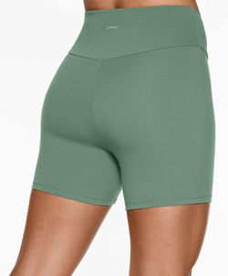 OYSHO Велосипедки Comfortlux с высокой посадкой длиной 10 см, зеленый