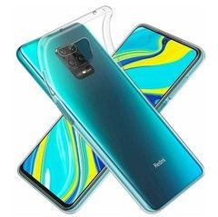 Силиконовый чехол Infinity для Xiaomi Redmi Note 9 Pro / Note 9S (Прозрачный)