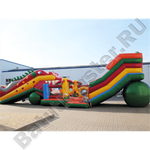 Большая надувная горка "Дракоша"