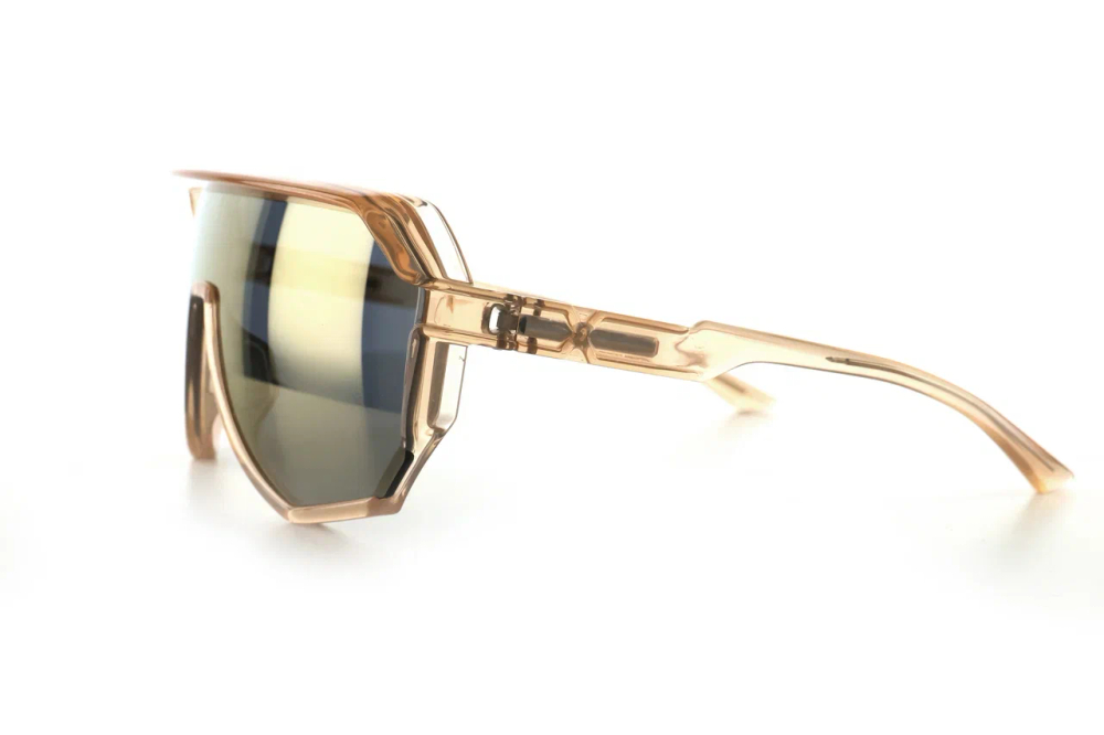 Спортивные очки HILX Newblood Shiny Crystal Orange / Gold Mirror Lens