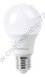 Лампа светодиодная LL-E-A60-11W-230-6K-E27 (груша, 11Вт, холод., Е27) Eurolux