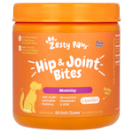 Zesty Paws, Прикусывание бедер и суставов, для собак, для всех возрастов, утка, 90 жевательных таблеток, 315 г (11,1 унции)