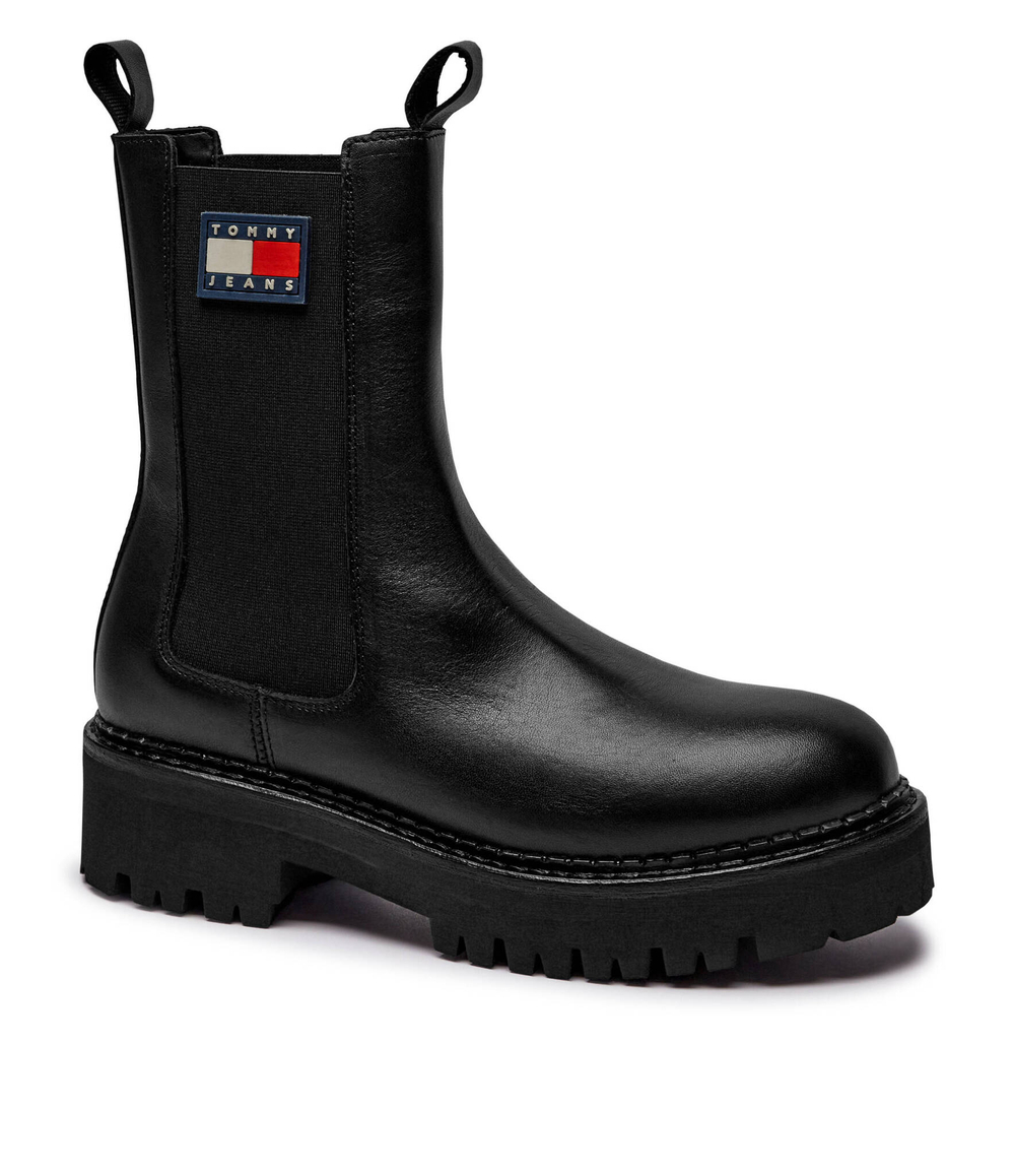 Кожаные ботильоны URBAN CHELSEA Tommy Jeans - черный(EN0EN02629)