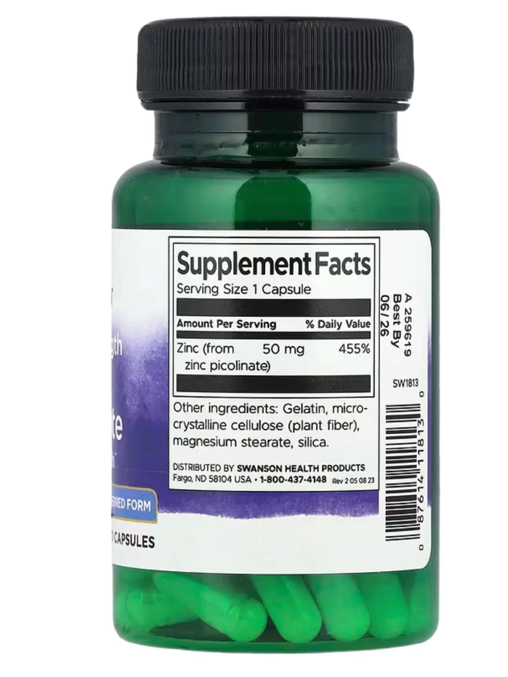 Цинк пиколинат 50мг 60 капсул