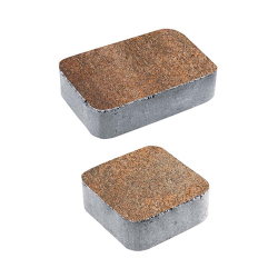 Тротуарная плитка КЛАССИКО - Листопад гранит Клен, комплект из 2 видов плит