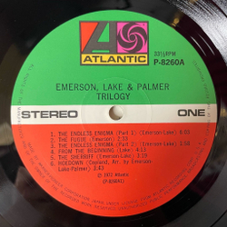 Винтажная виниловая пластинка LP Emerson, Lake and Palmer Trilogy (Japan 1974) (No Obi)
