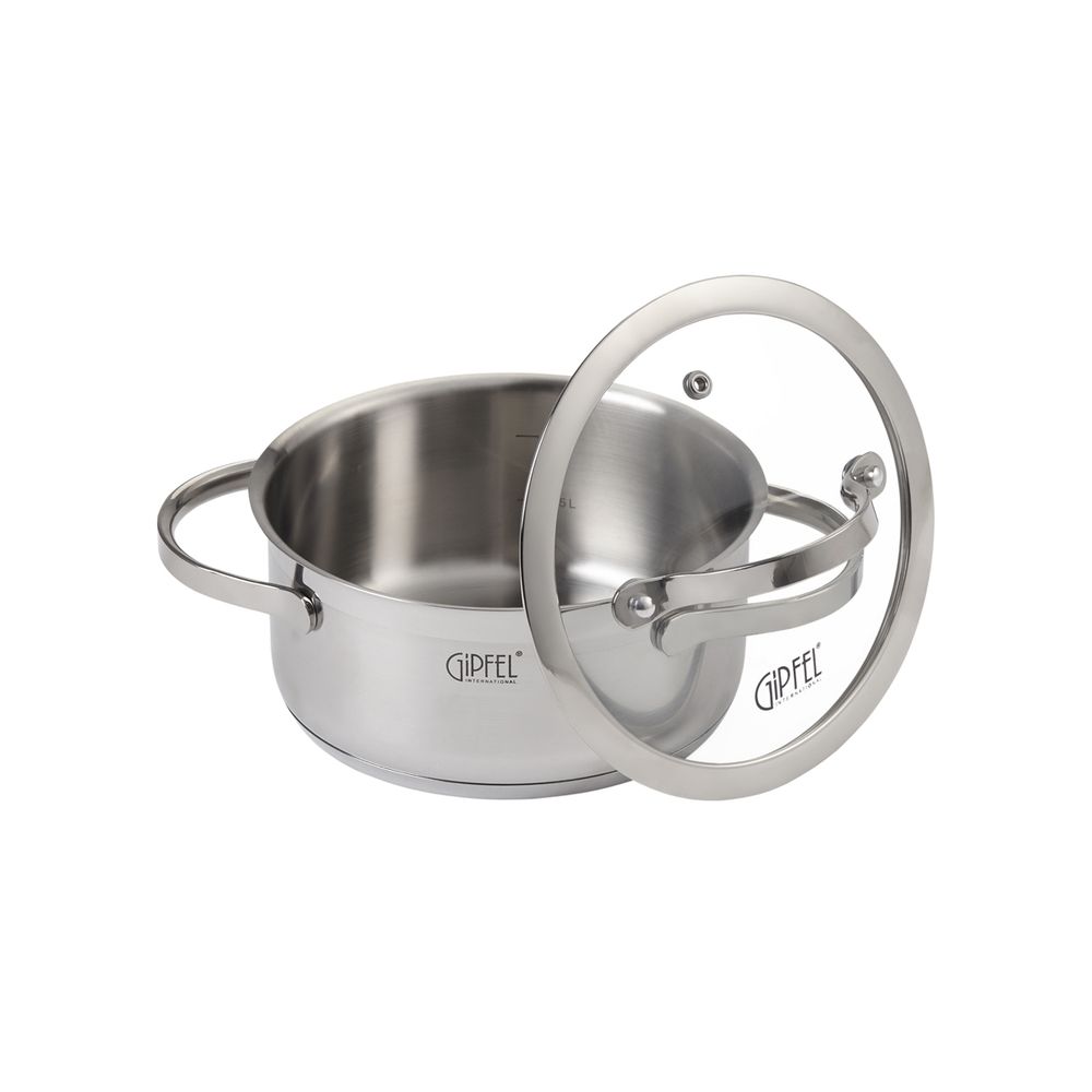 Кастрюля из нержавеющей стали Gipfel Victory 1366 16 см/1,3 л