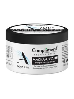 Compliment PROFESSIONAL AQUA LINE МАСКА-СУФЛЕ ДЛЯ ЭКСТРА УВЛАЖНЕНИЯ ВОЛОС, 300мл