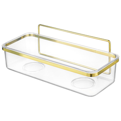 Полка для душа настенная Bergenson Bjorn Siv золотистая