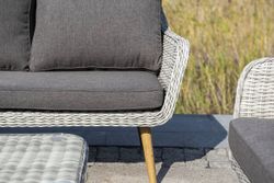 "Прованс" столик журнальный из ротанга, цвет бежевый