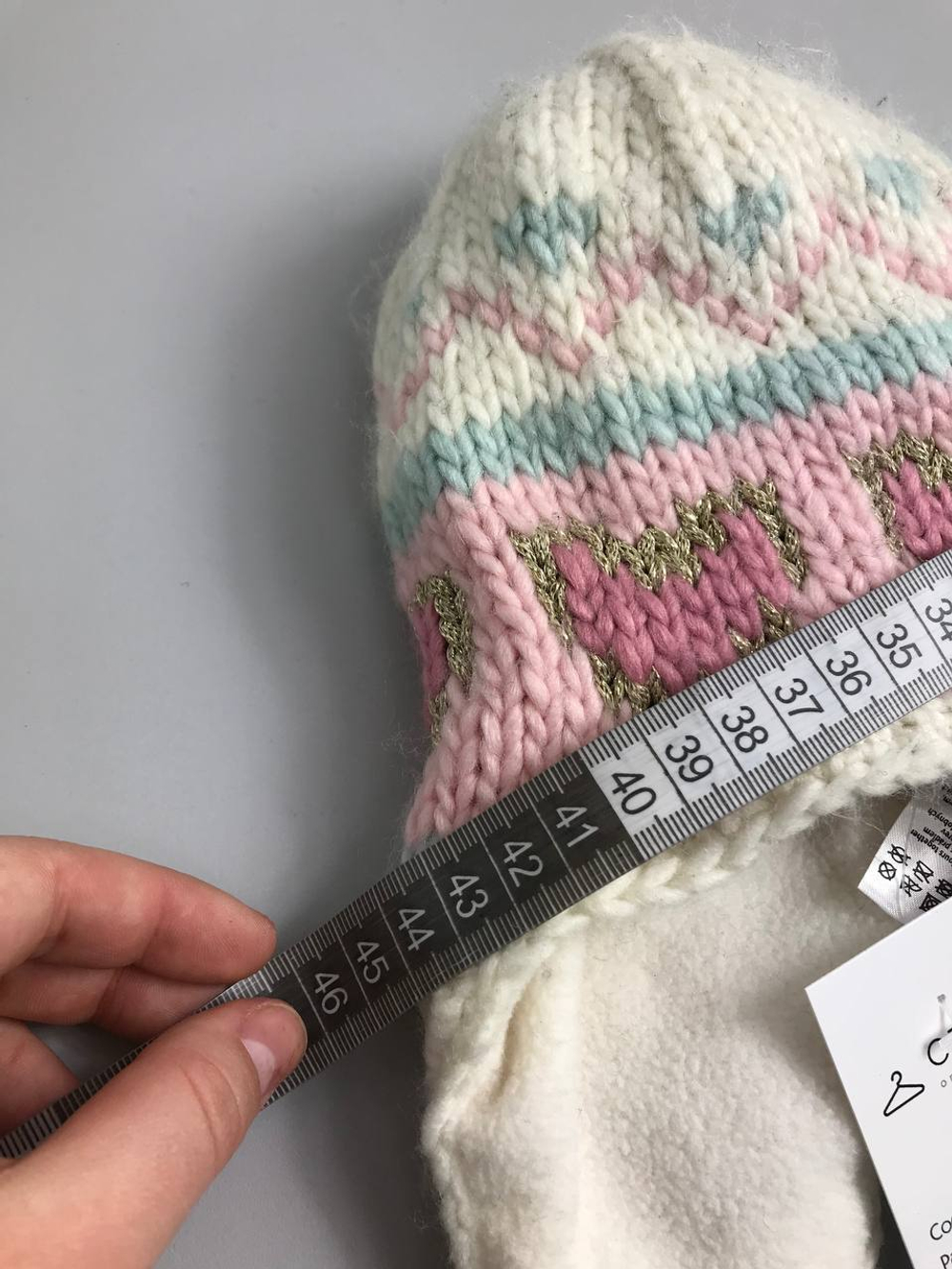 Шапка F&F теплая на 6/12 месяцев