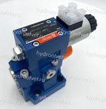 DBW10B2-5X/100CG24N9K4 - Предохранительный клапан Ду10 с давлением настройки до 100 бар, управление - X и Y - внутренние с разгрузкой B = открыт с электроуправлением G24