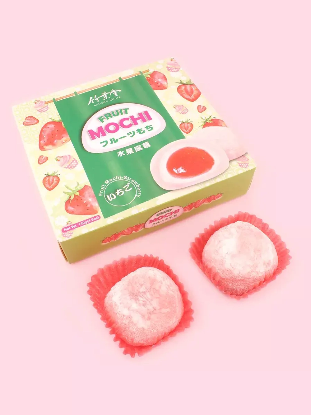 Моти рисовые пирожные со вкусом Клубники ассорти 3 шт