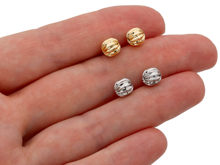 Бусина "Рифлёная" 6мм (1 штука)