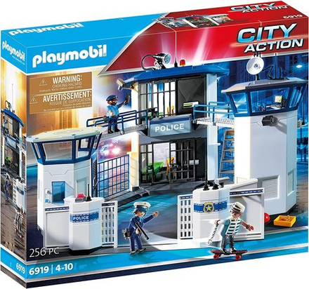 Конструктор Playmobil City Action 6919 Штаб Полиции с тюрьмой  6919