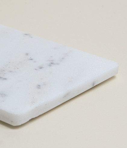 Поднос мраморный прямоугольный 13 х 30
