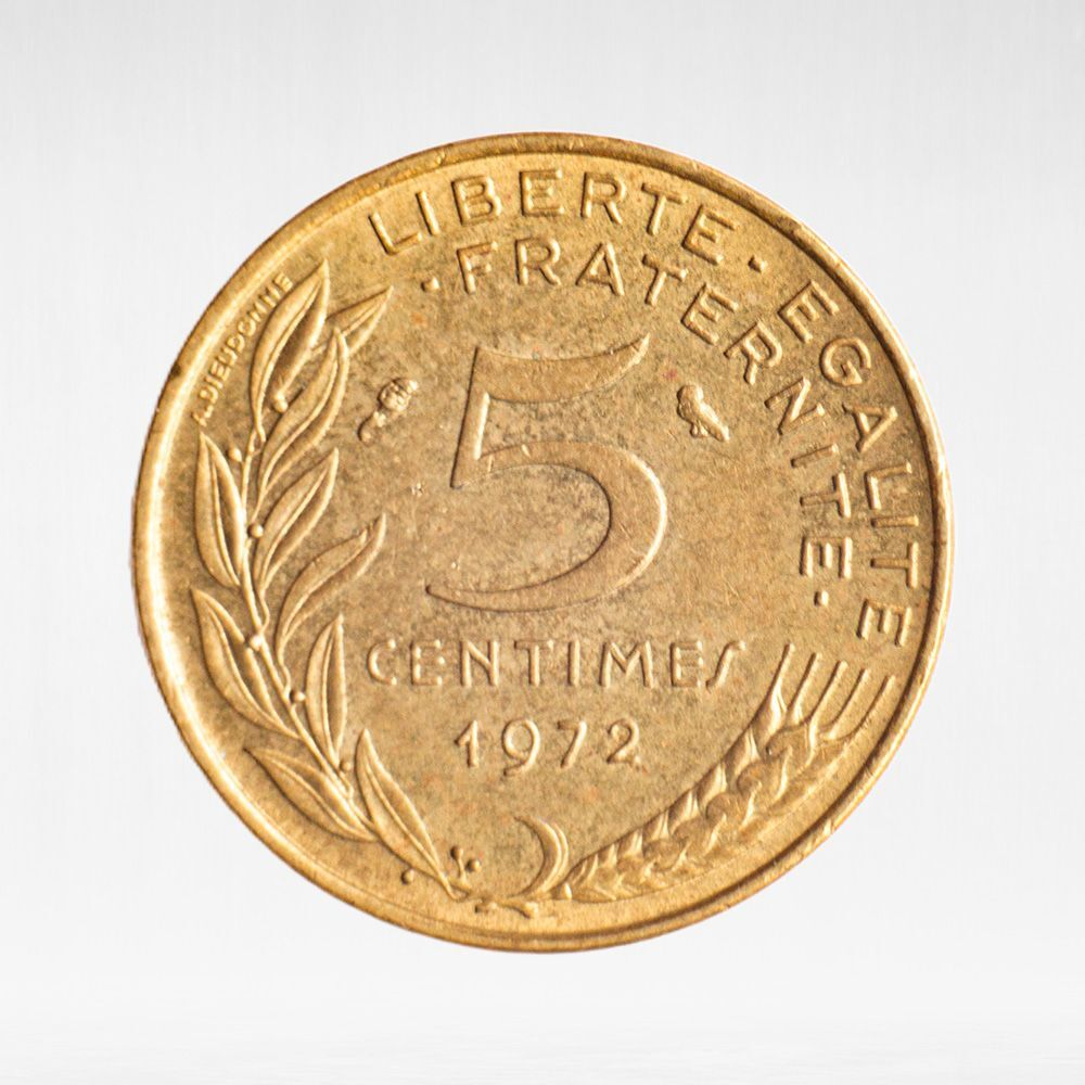 France, 5 Centimes 1972, VF