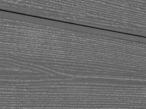 Cайдинг из ДПК SW Cedrus, радиальный распил. Цвет пепельный (серый)