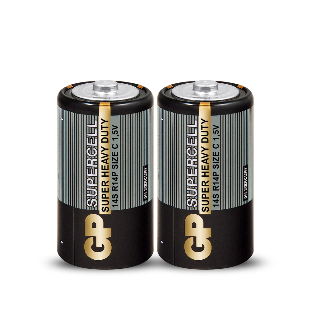 Батарейка R14 GP Supercell Super Heavy Duty (1шт.)