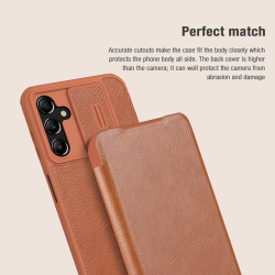 Кожаный чехол-книжка Nillkin Leather Qin Pro для Samsung Galaxy A24