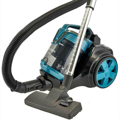 Пылесос без мешка для сбора пыли МУЛЬТИЦИКЛОН 2200 Вт DELTA DL-0852 черный с бирюзовым