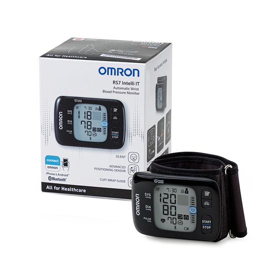 Тонометр Omron автоматический на запястье RS7, HEM-6232T-E