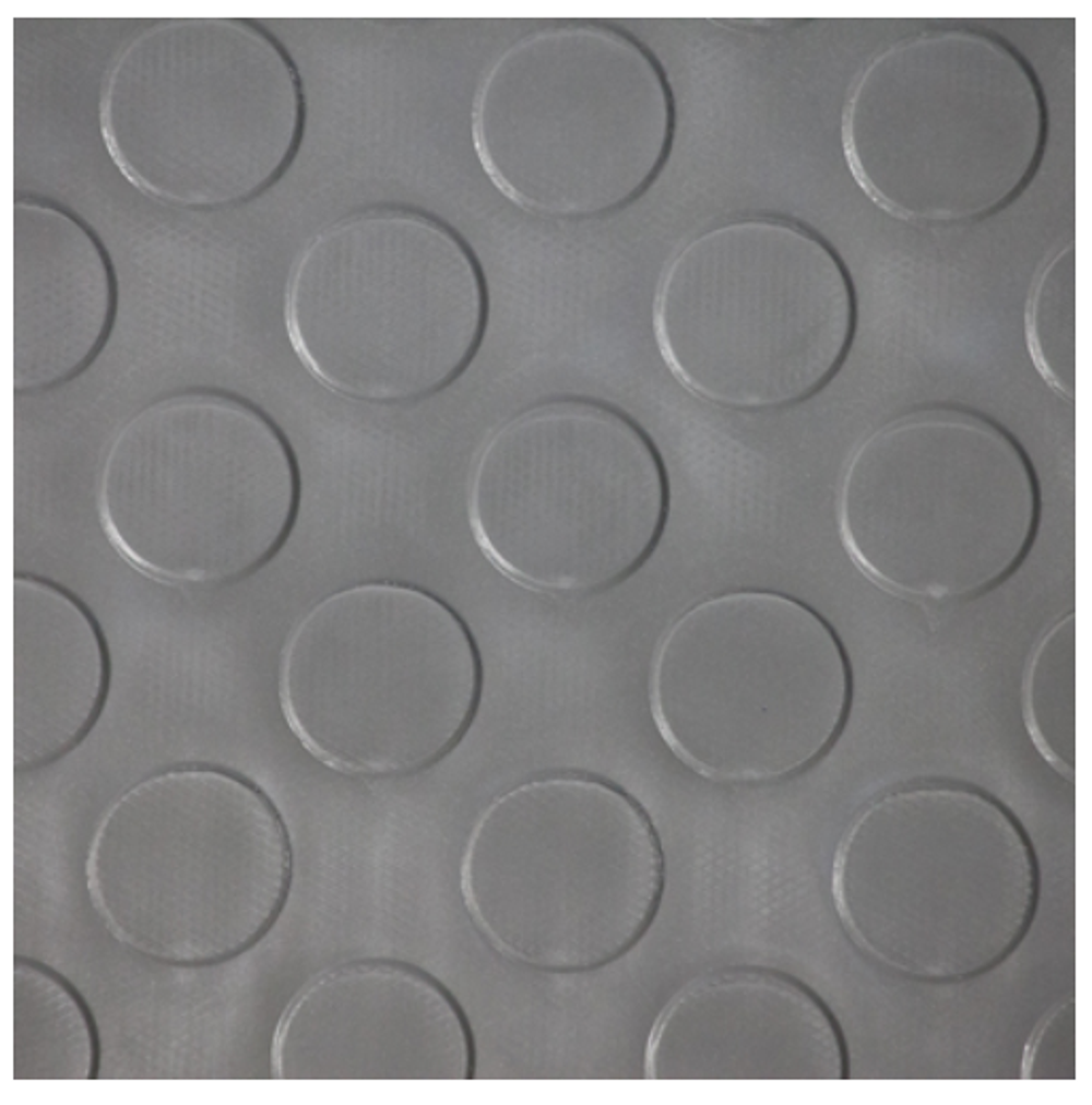 Коврик-дорожка против скольжения Vortex - ПЯТАЧКИ 90*1000*0,24см, серый