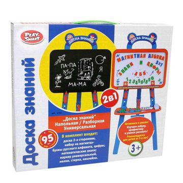 Доска знаний магнитная 2в1