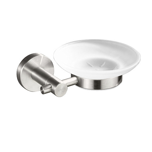 Мыльница GFmark стеклянная с креплением к стене 80004