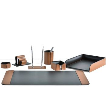 Настольный набор из кожи Cuoietto серии Business из 7 предметов (NBCTabCh7)