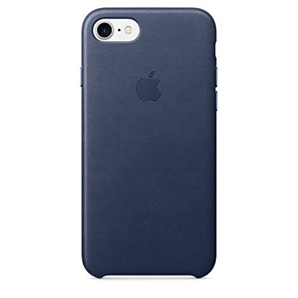 Apple Leather Case (MMY32ZM/A) - чехол для iPhone 7 (Midnight Blue)