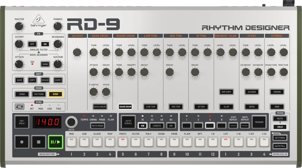 Драм-машина BEHRINGER RD-9
