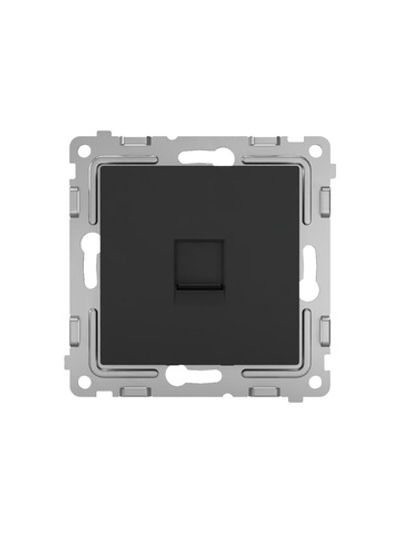 Розетка компьютерная 1-м СП Pixel RJ45 кат.5E механизм карбон TOKOV ELECTRIC TKE-PX-RC1-C14