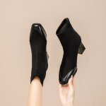 GEMEIQ Stretch & Sock Boots Women"s Black/Khaki