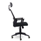 Кресло М-808 Аэро/Aero blackPL пластик Ср S-0401/NET202/S-0401 (черный)