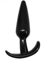Анальная пробка для ношения (чёрная) 29х120 мм (Цвет: черный)