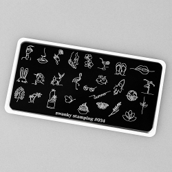 Пластина Swanky Stamping 034