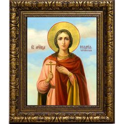 Пелагия Тарсийская Преподобная дева мученица. Икона на холсте.