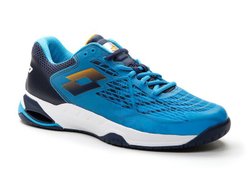 Мужские кроссовки теннисные Lotto Mirage 100 Speed - blue ocean/saffron/navy