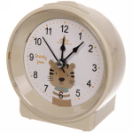 Будильник «Флоренция» круг молочный 10*10*4,5см DSA302